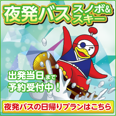 関東 東京 首都圏 発 日帰りバスで行く 格安スキーツアー 激安スノボツアー ビッグホリデー