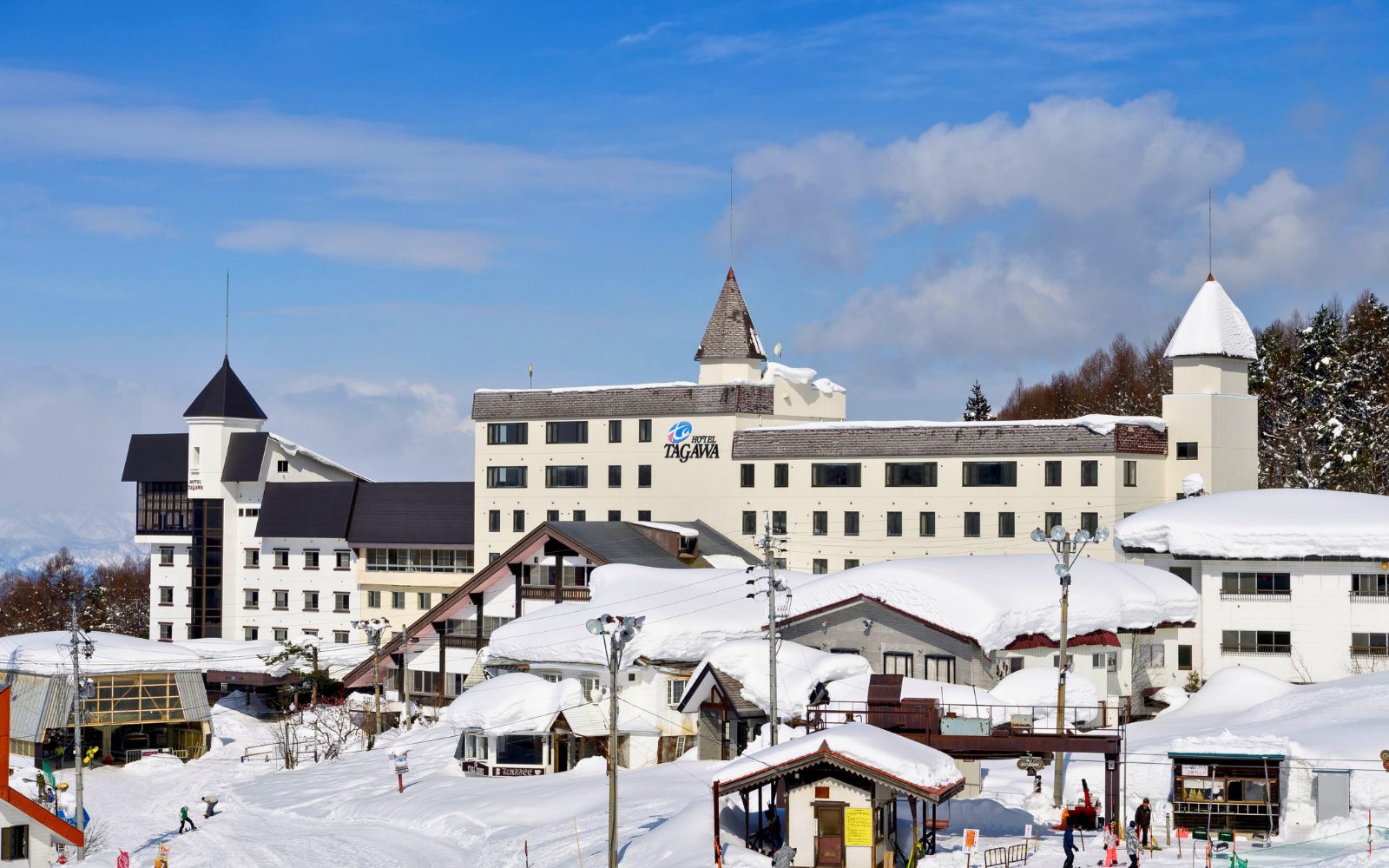 夜発宿泊付バス／ホテルタガワ（外観）