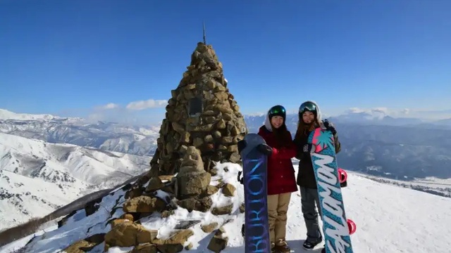 エイブル白馬五竜＆Hakuba47マウンテンリゾートの山頂と北アルプスの眺め
